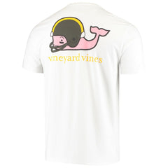 Pittsburgh Steelers Vineyard Vines Big & Tall Helmet T-Shirt White - NFL