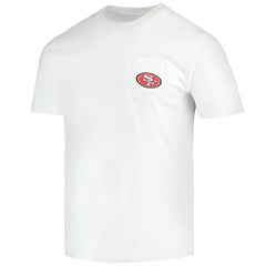 San Francisco 49ers Vineyard Vines Big & Tall Helmet T-Shirt White - NFL