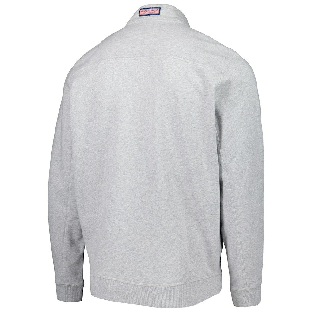 Arizona Cardinals Vineyard Vines Shep Shirt Quarter-Zip Sweatshirt Heather Gray - NFL