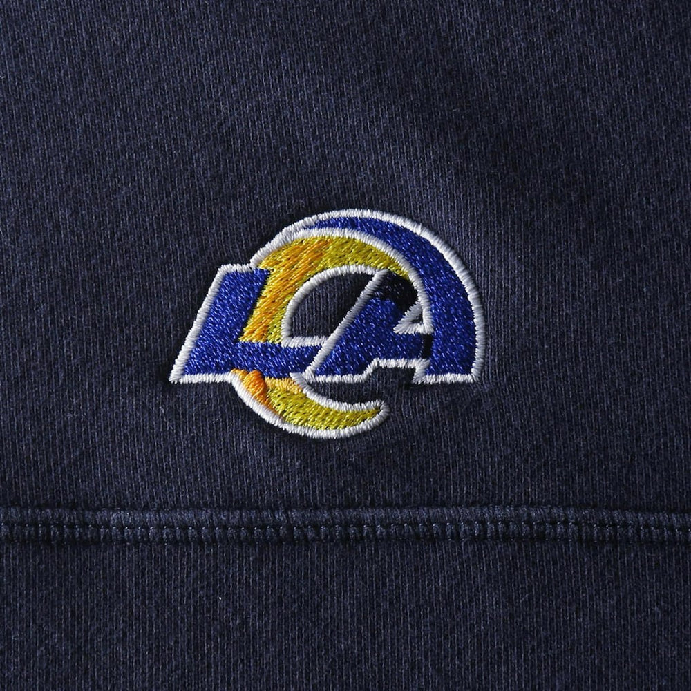 Los Angeles Rams Vineyard Vines Shep Shirt Quarter-Zip Sweatshirt Navy - NFL