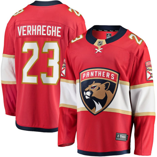 Carter Verhaeghe Florida Panthers Fanatics Home Breakaway Jersey - Red | NHL Jerseys