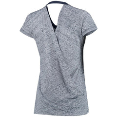Detroit Tigers Touch Women's Hail Mary V-Neck Back Wrap T-Shirt Near Me