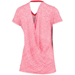 Washington Nationals Touch Women's Hail Mary V-Neck Back Wrap T-Shirt On Sale