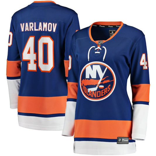 Semyon Varlamov New York Islanders Fanatics Women's Home Breakaway Jersey - Royal | NHL Jerseys