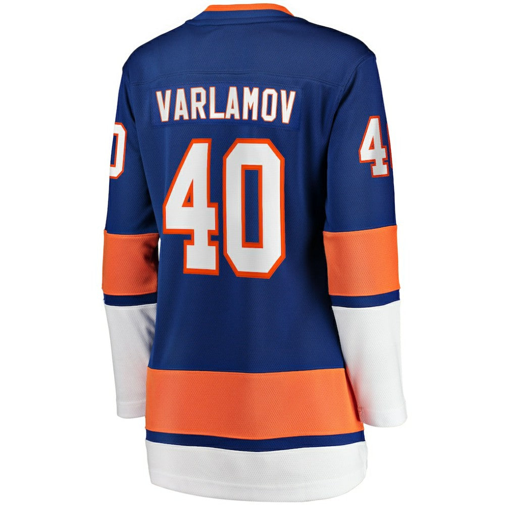 Semyon Varlamov New York Islanders Fanatics Women's Home Breakaway Jersey - Royal | NHL Jerseys