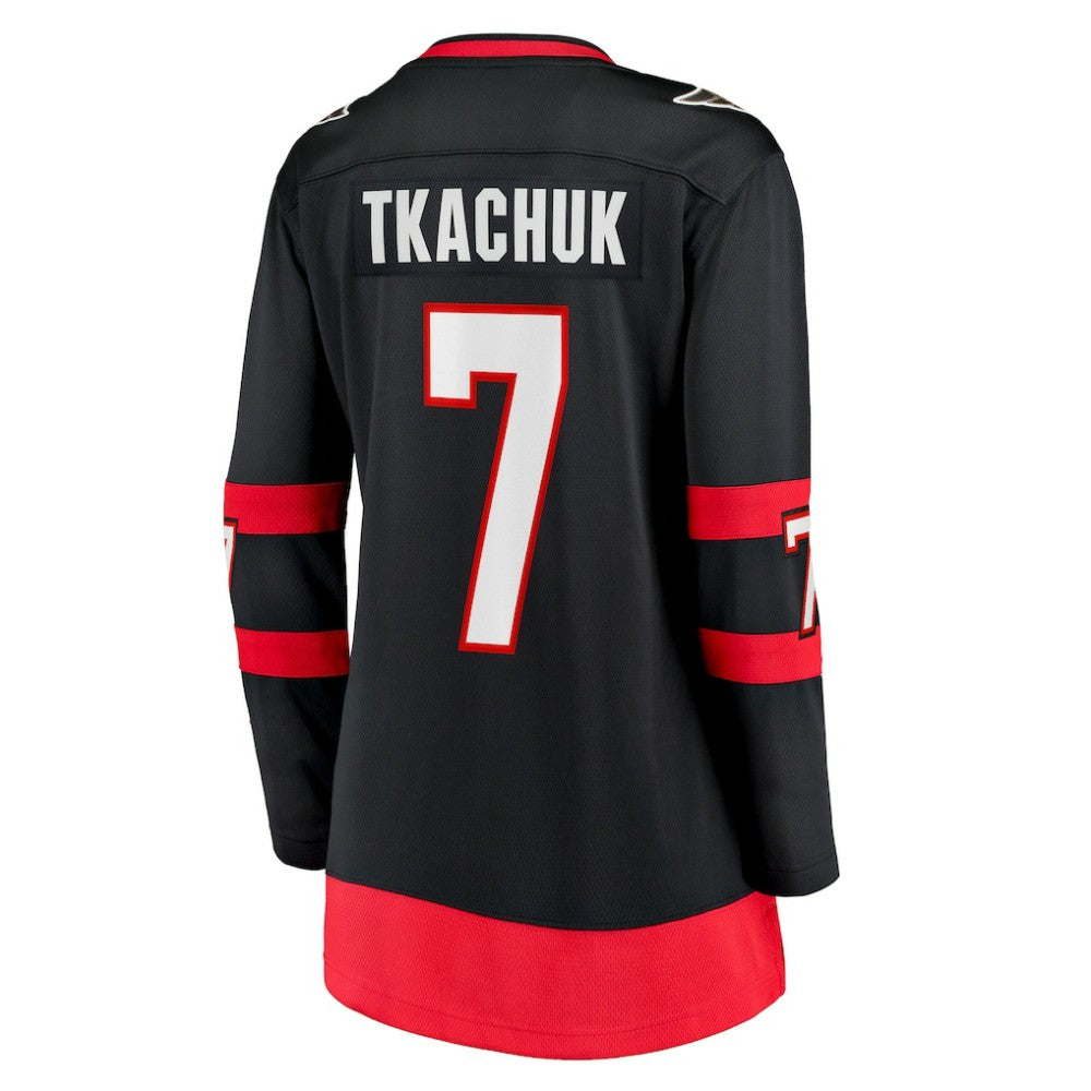 Brady Tkachuk Ottawa Senators - Fanatics Women's Home Breakaway Jersey Black