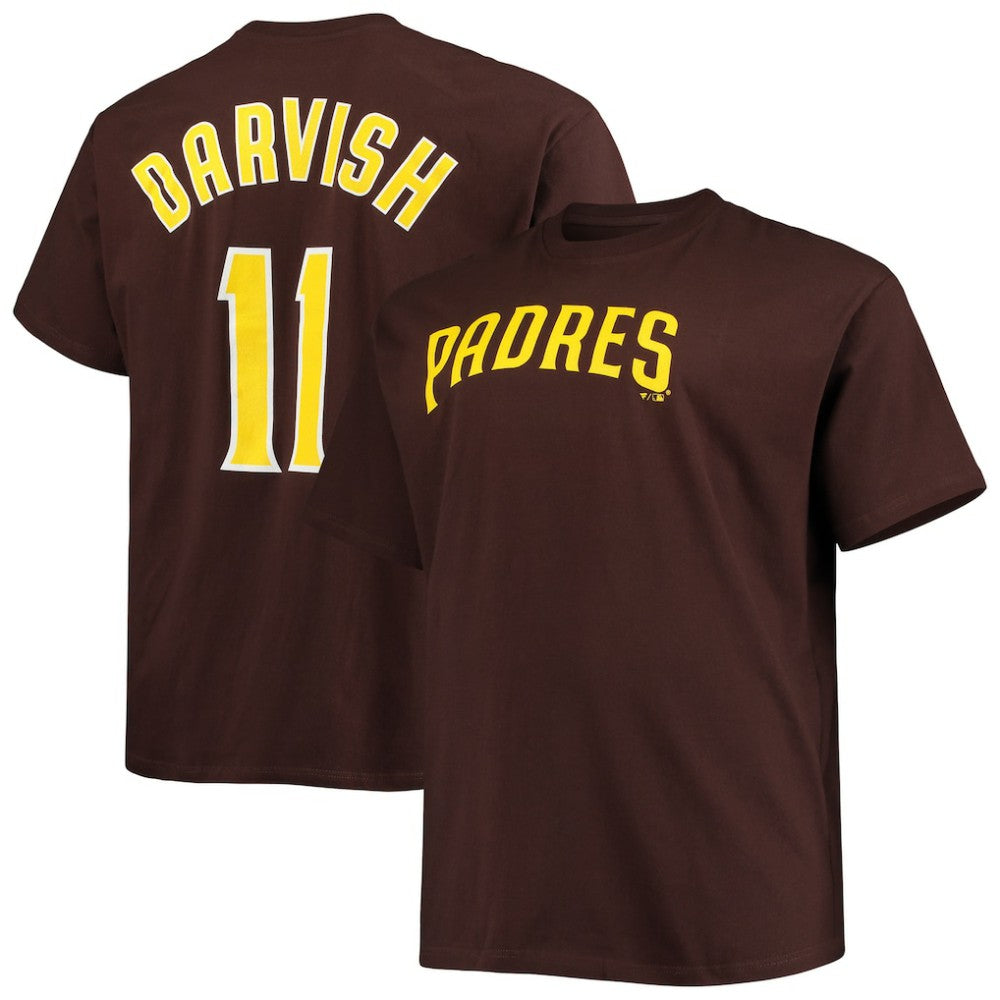 Yu Darvish San Diego Padres Fanatics Big & Tall Name & Number T-Shirt Lifestyle