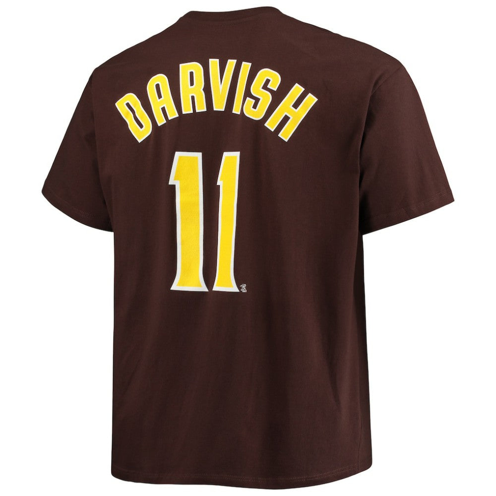 Yu Darvish San Diego Padres Fanatics Big & Tall Name & Number T-Shirt Lifestyle