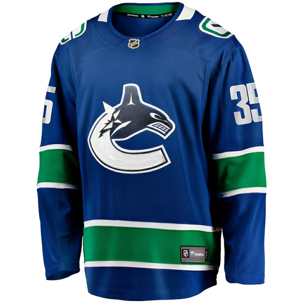 Thatcher Demko Vancouver Canucks - Fanatics Home Breakaway Jersey Blue