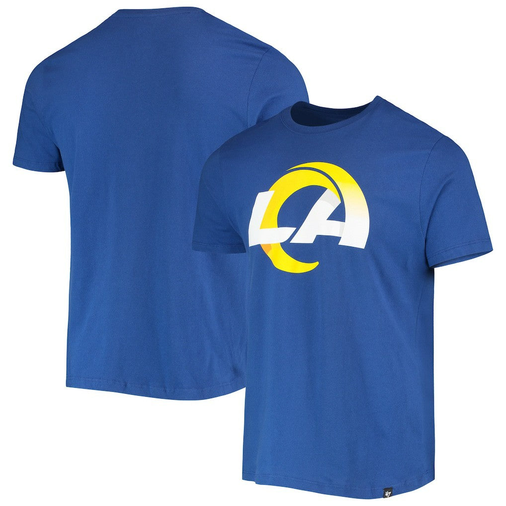 Los Angeles Rams '47 Imprint Super Rival T-Shirt Royal - 47 brand
