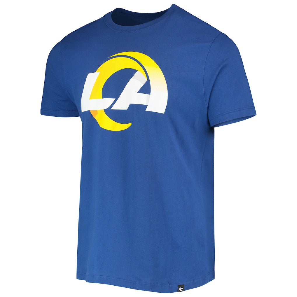 Los Angeles Rams '47 Imprint Super Rival T-Shirt Royal - 47 brand