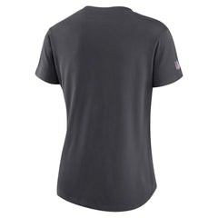 Jacksonville Jaguars Women's NFL Crucial Catch Performance T-Shirt Anthracite - Nike