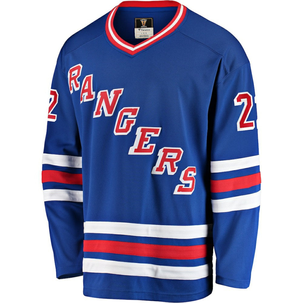 Mike Gartner New York Rangers Fanatics Premier Breakaway Retired Player Jersey Blue