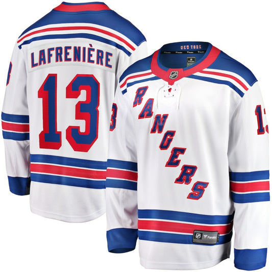 Alexis Lafreniere New York Rangers Fanatics Breakaway Jersey - White | NHL Jerseys