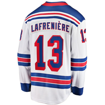 Alexis Lafreniere New York Rangers Fanatics Breakaway Jersey - White | NHL Jerseys