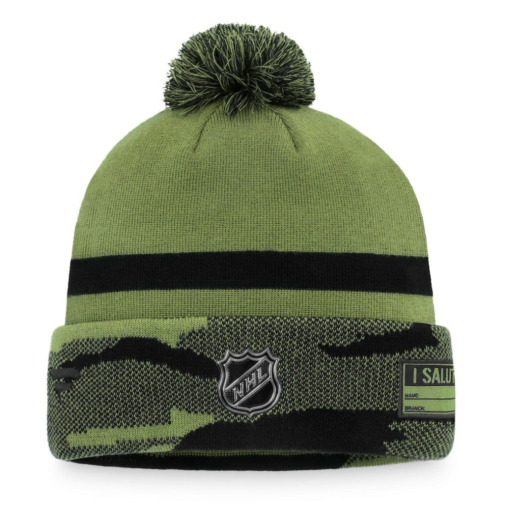 Ottawa Senators - Fanatics Military Appreciation Cuffed Knit Hat with Pom Camo