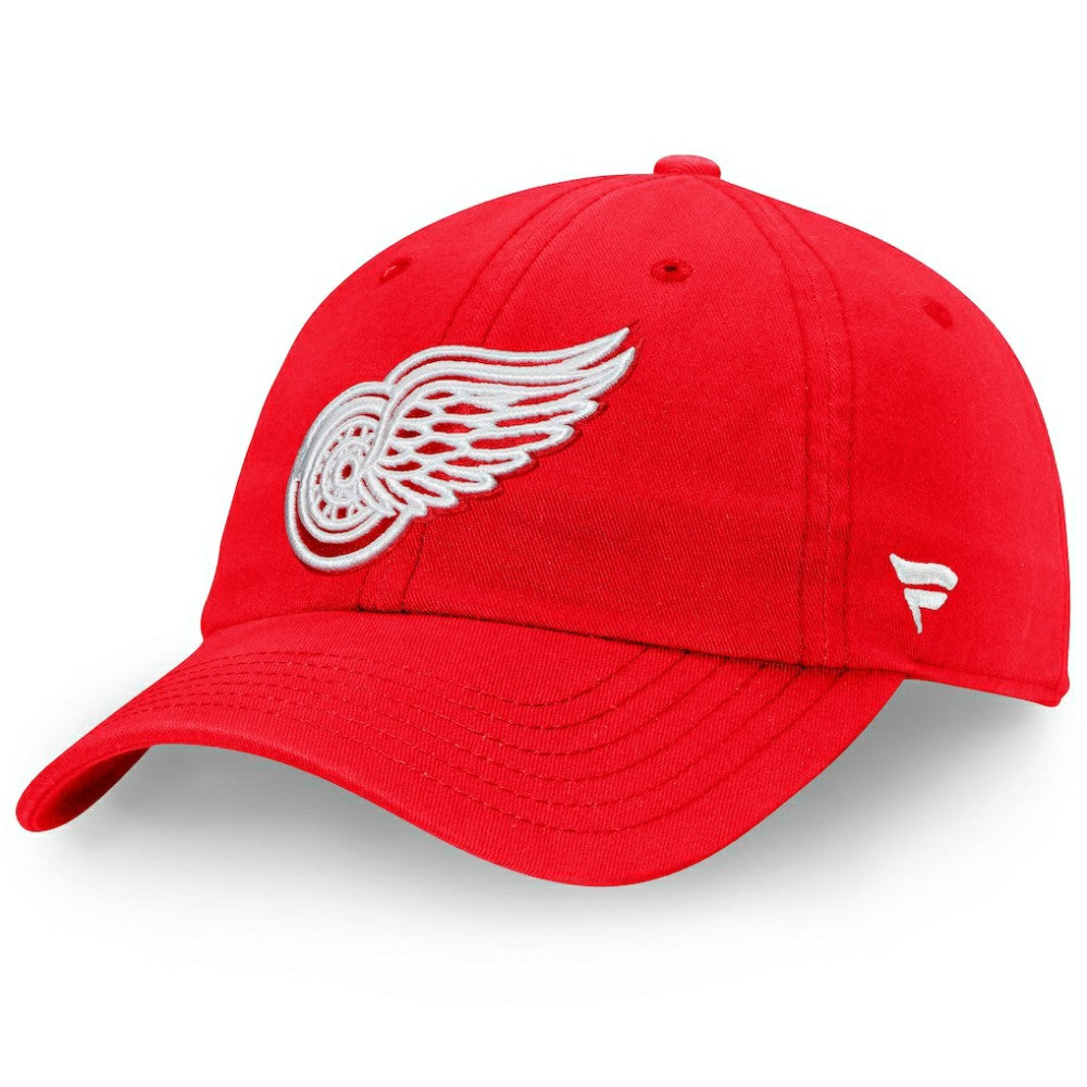 Detroit Red Wings - Fanatics Core Primary Logo Adjustable Hat Red