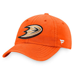 Anaheim Ducks - Fanatics Core Primary Logo Adjustable Hat Orange