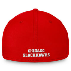 Chicago Blackhawks Fanatics Core Primary Logo Flex Hat Red