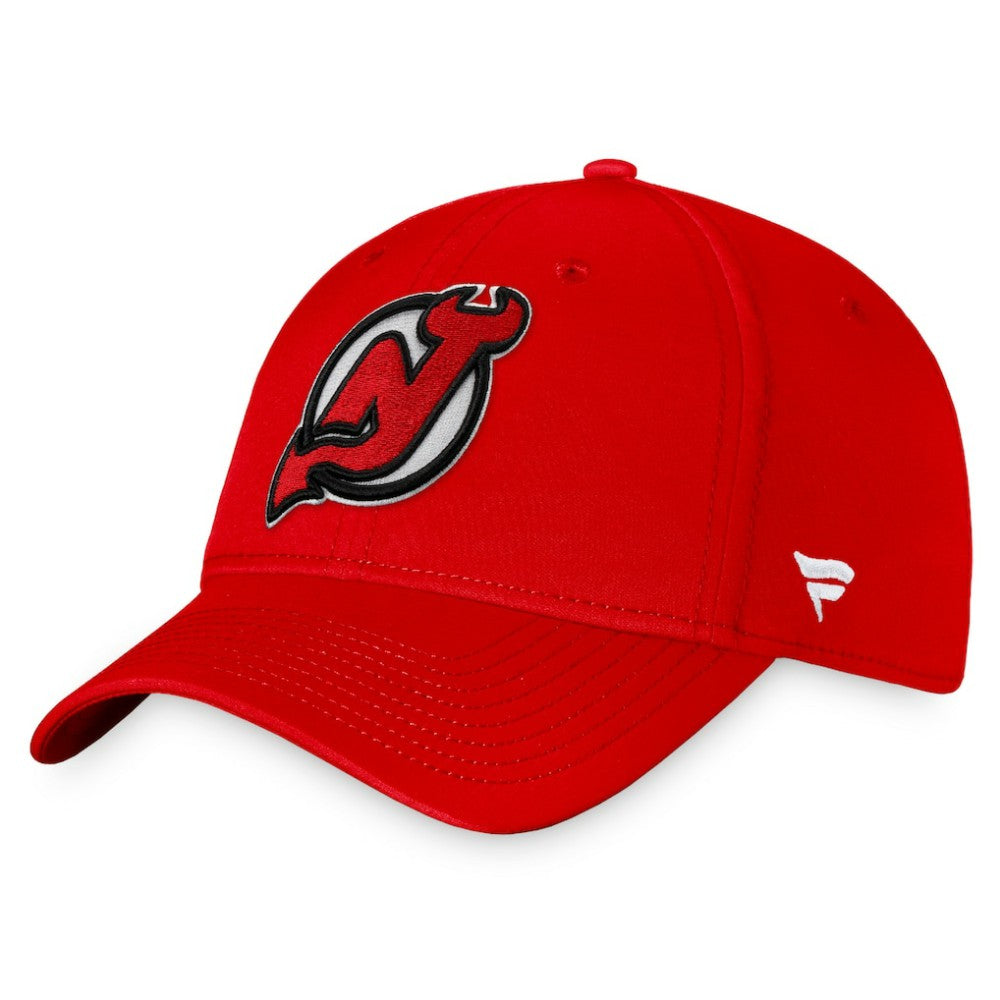 New Jersey Devils - Fanatics Core Primary Logo Flex Hat Red