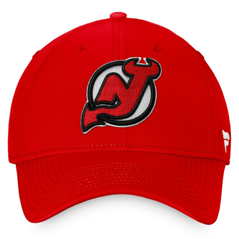 New Jersey Devils - Fanatics Core Primary Logo Flex Hat Red