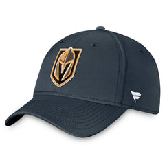 Vegas Golden Knights Fanatics Core Primary Logo Flex Hat Charcoal