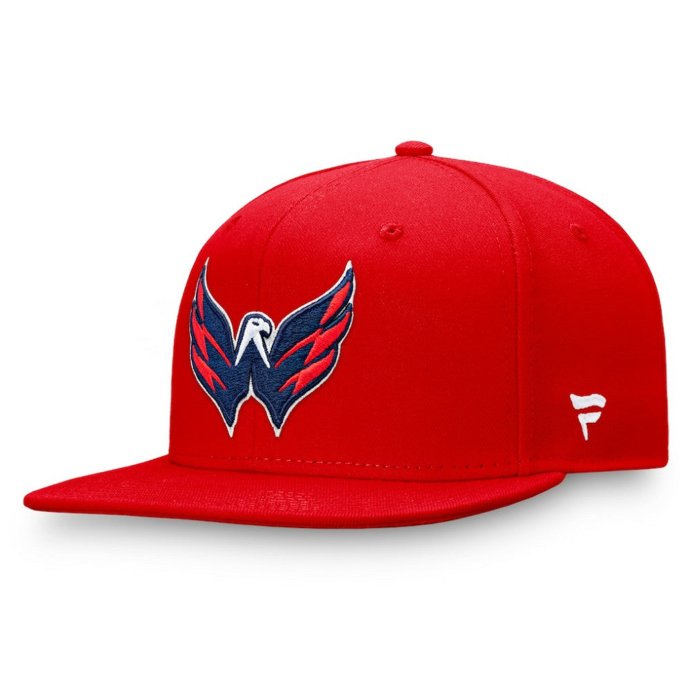 Washington Capitals Fanatics Primary Logo Snapback Hat Red