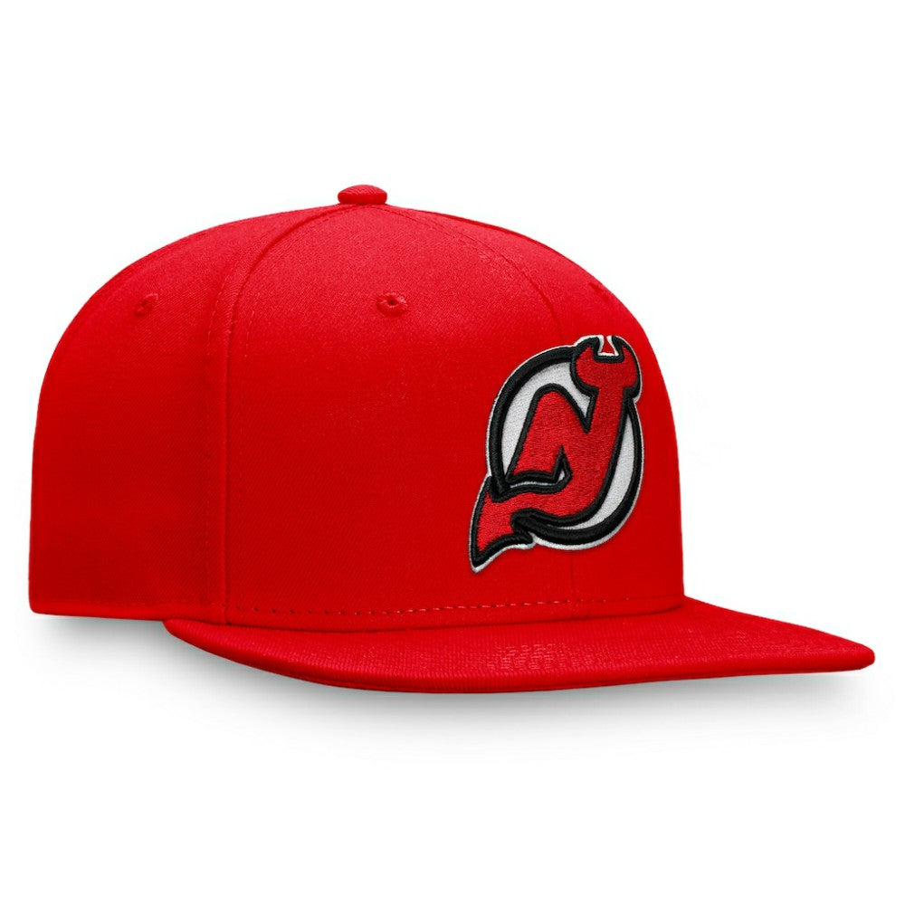 New Jersey Devils - Fanatics Primary Logo Snapback Hat Red