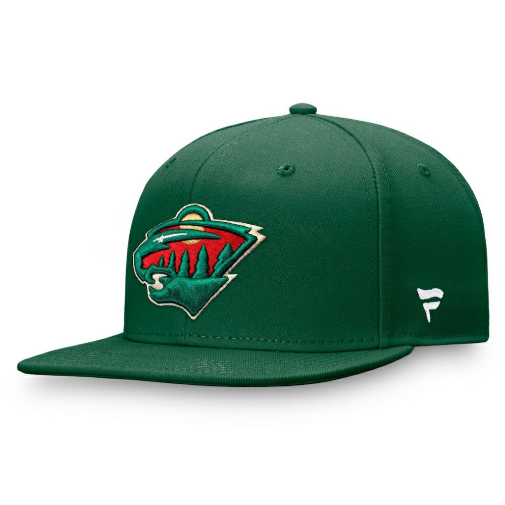 Minnesota Wild - Fanatics Primary Logo Snapback Hat Green