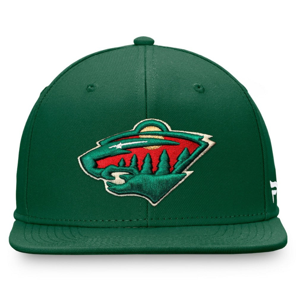 Minnesota Wild - Fanatics Primary Logo Snapback Hat Green