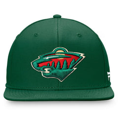Minnesota Wild - Fanatics Primary Logo Snapback Hat Green