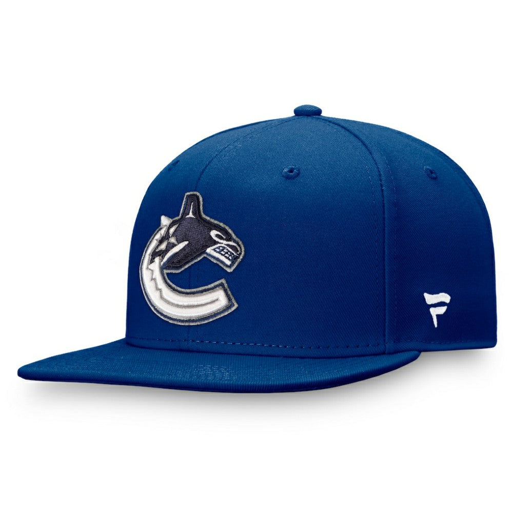 Vancouver Canucks - Fanatics Primary Logo Snapback Hat Blue