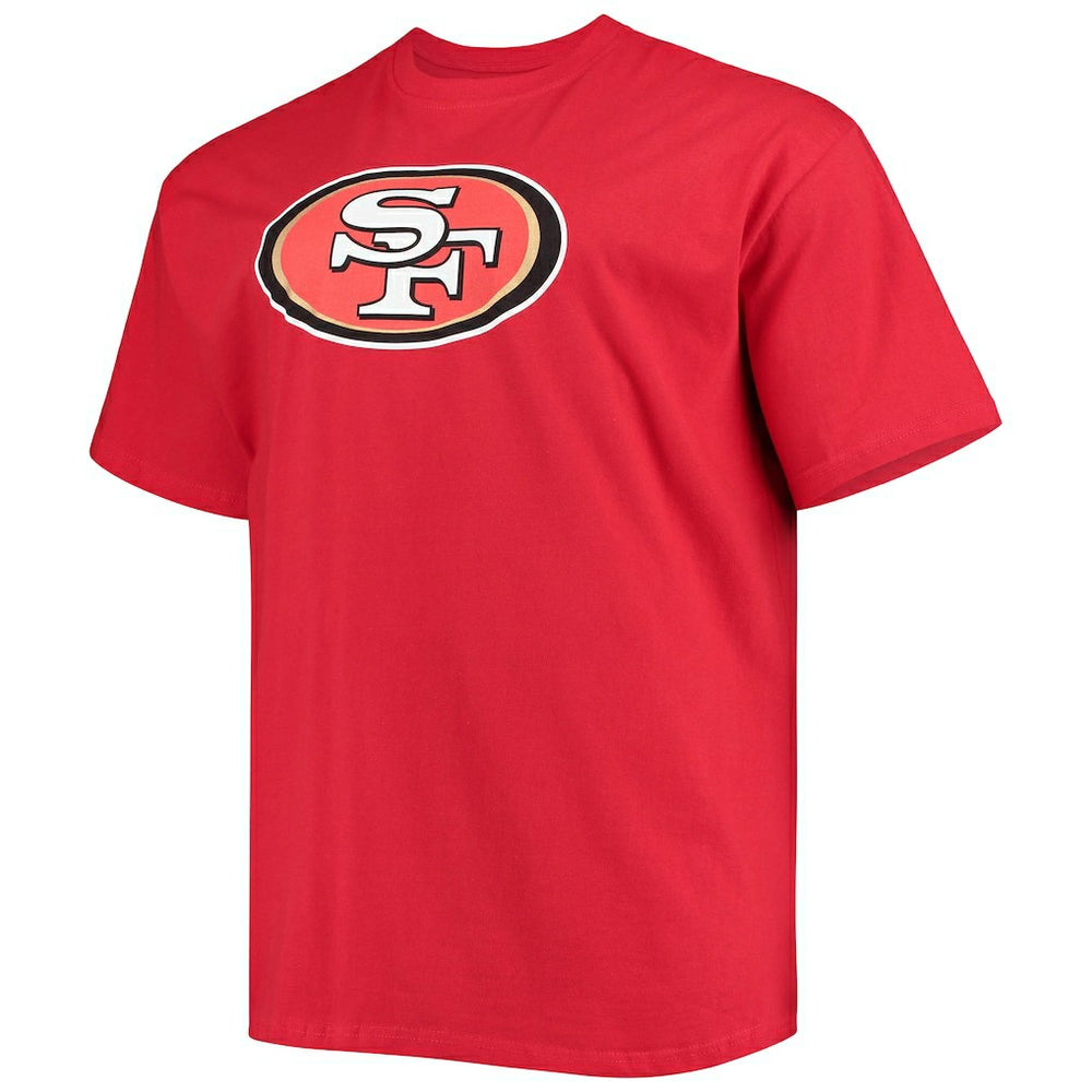 George Kittle San Francisco 49ers Big & Tall Player Name & Number T-Shirt Scarlet - Fanatics