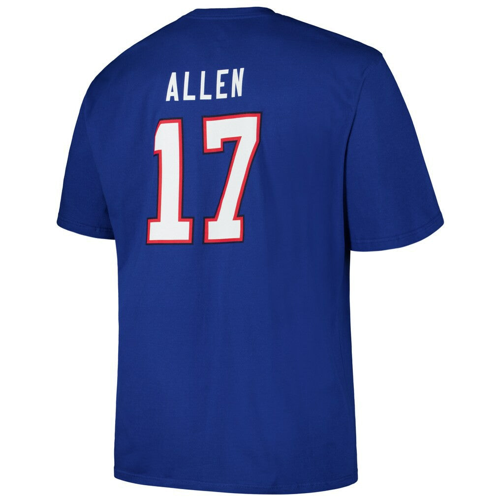 Josh Allen Buffalo Bills Big & Tall Player Name & Number T-Shirt Royal - Fanatics