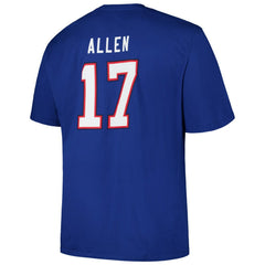 Josh Allen Buffalo Bills Big & Tall Player Name & Number T-Shirt Royal - Fanatics