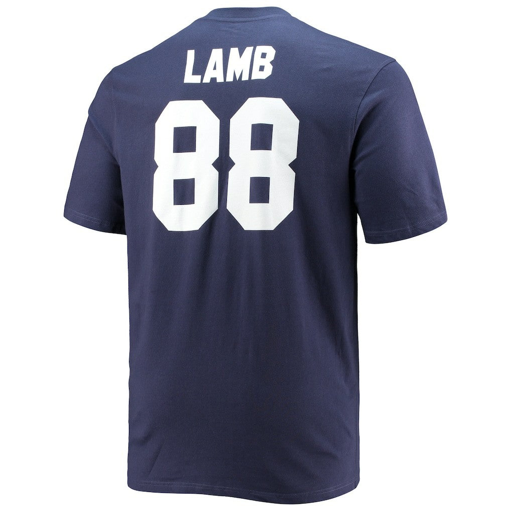 CeeDee Lamb Dallas Cowboys Big & Tall Player Name & Number T-Shirt Navy - Fanatics