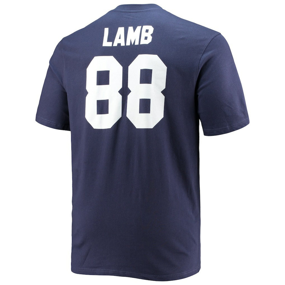 CeeDee Lamb Dallas Cowboys Big & Tall Player Name & Number T-Shirt Navy - Fanatics