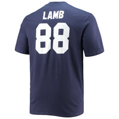 CeeDee Lamb Dallas Cowboys Big & Tall Player Name & Number T-Shirt Navy - Fanatics