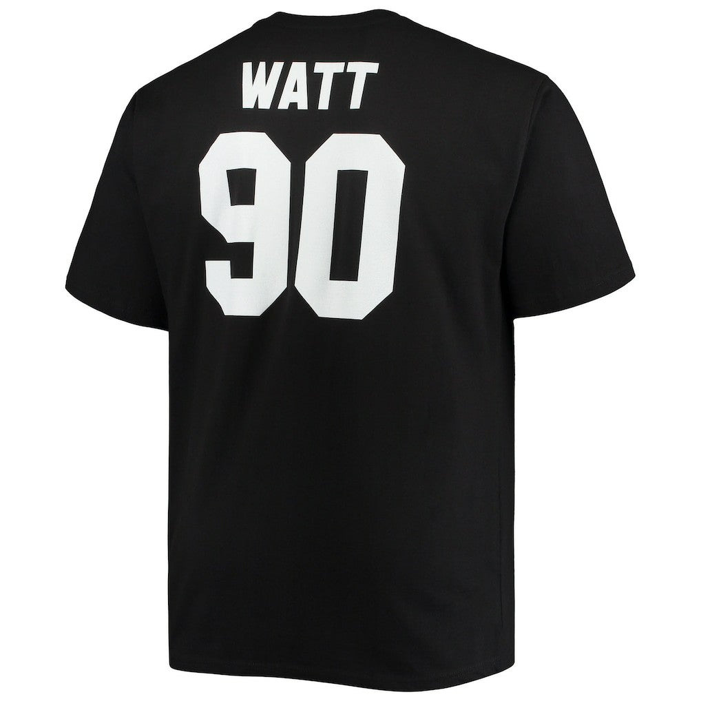 T.J. Watt Pittsburgh Steelers Big & Tall Player Name & Number T-Shirt Black - Fanatics