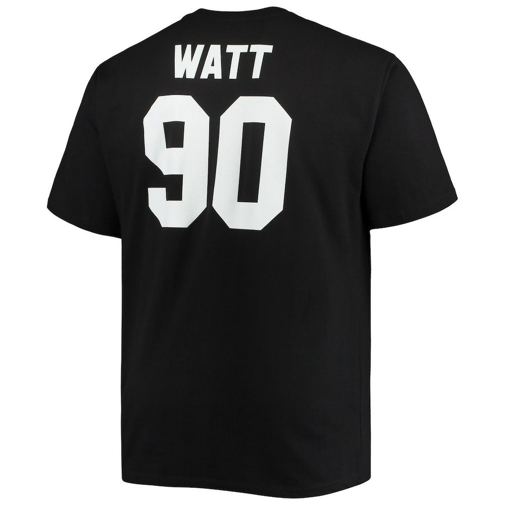 T.J. Watt Pittsburgh Steelers Big & Tall Player Name & Number T-Shirt Black - Fanatics