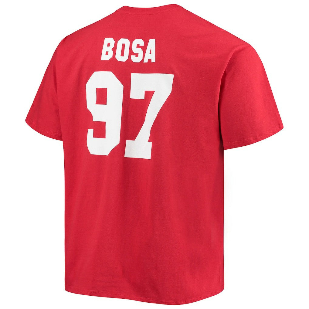 Nick Bosa San Francisco 49ers Big & Tall Player Name & Number T-Shirt Scarlet - Fanatics