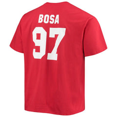 Nick Bosa San Francisco 49ers Big & Tall Player Name & Number T-Shirt Scarlet - Fanatics