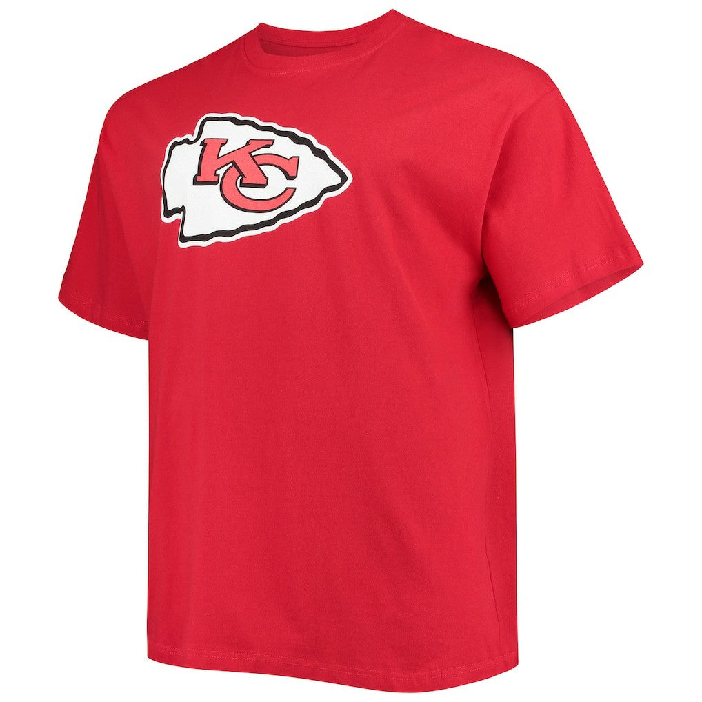 Travis Kelce Kansas City Chiefs Big & Tall Player Name & Number T-Shirt Red - Fanatics