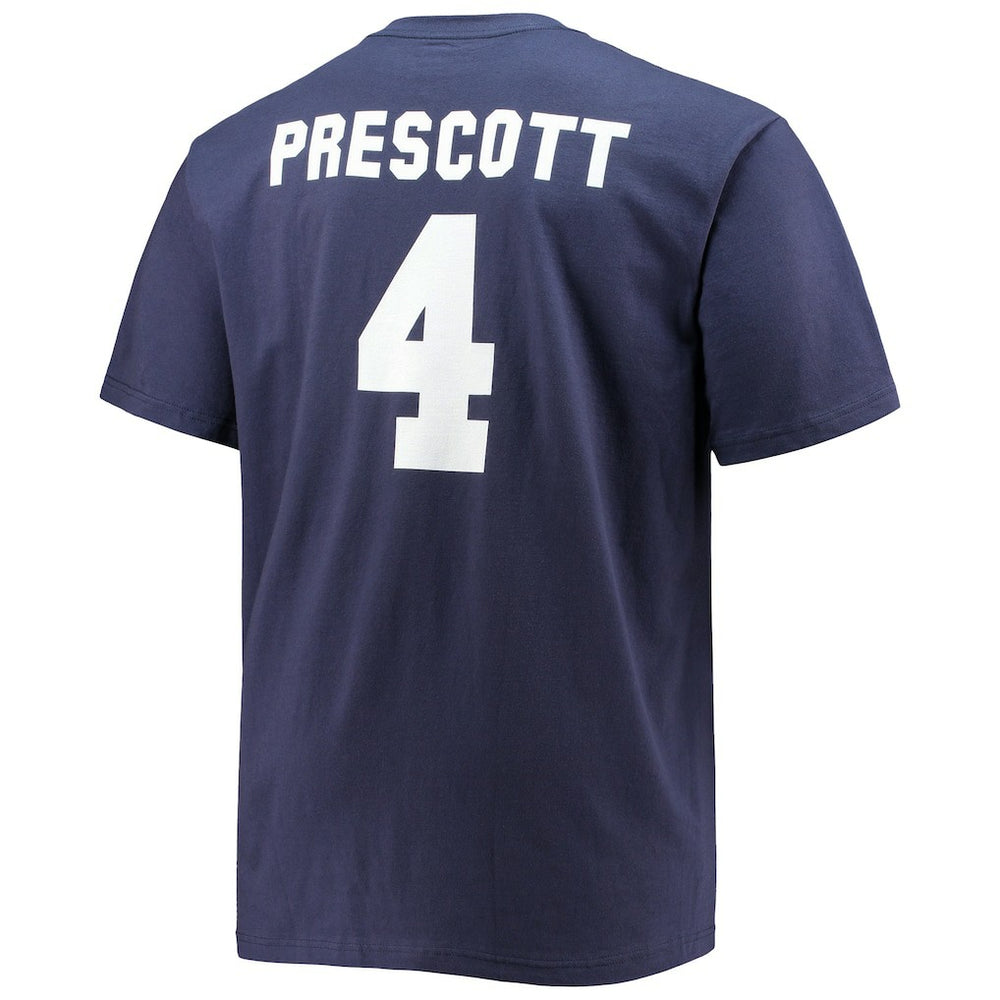 Dak Prescott Dallas Cowboys Big & Tall Player Name & Number T-Shirt Navy - Fanatics