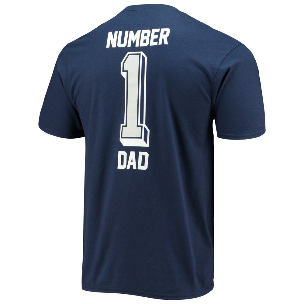 Dallas Cowboys #1 Dad T-Shirt Navy - Fanatics