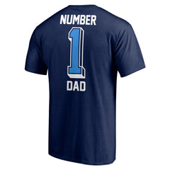 Tennessee Titans #1 Dad T-Shirt Navy - Fanatics