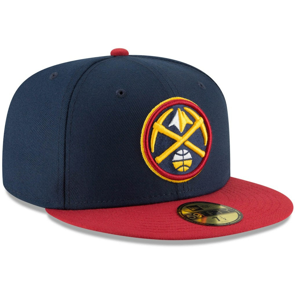 New Era - Denver Nuggets 2-Tone 59FIFTY Fitted Hat - Navy/Red