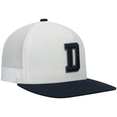 Dallas Cowboys HOOey Logo Snapback Hat White/Navy - NFL