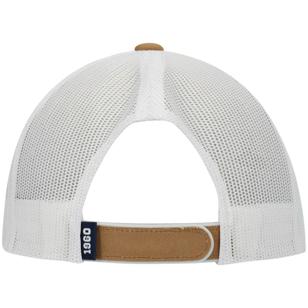 Dallas Cowboys HOOey Logo Trucker Snapback Hat Tan/White - NFL