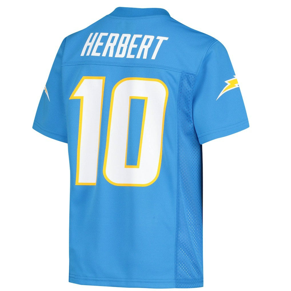 Justin Herbert Los Angeles Chargers Youth Replica Player Jersey - Powder Blue discount | NFL Jerseys